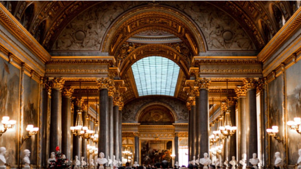 Walking down its lavish hallways will make you feel like a French royal too