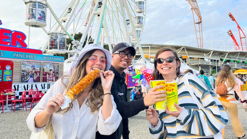 Fill up on tasty iconic carnival treats at the Sydney Royal Easter Show 