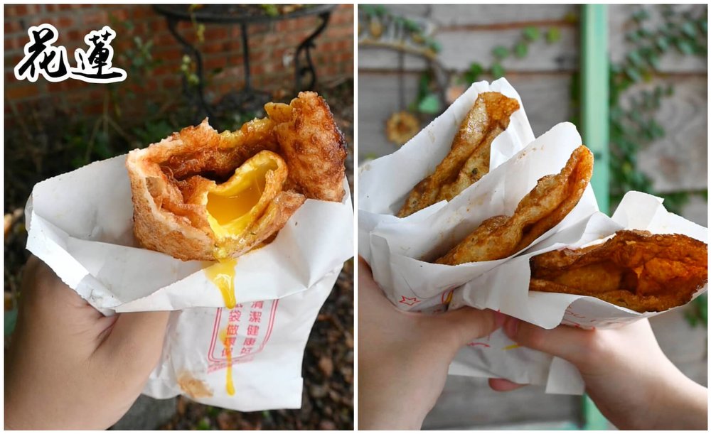 花蓮美食：黃車炸彈蔥油餅