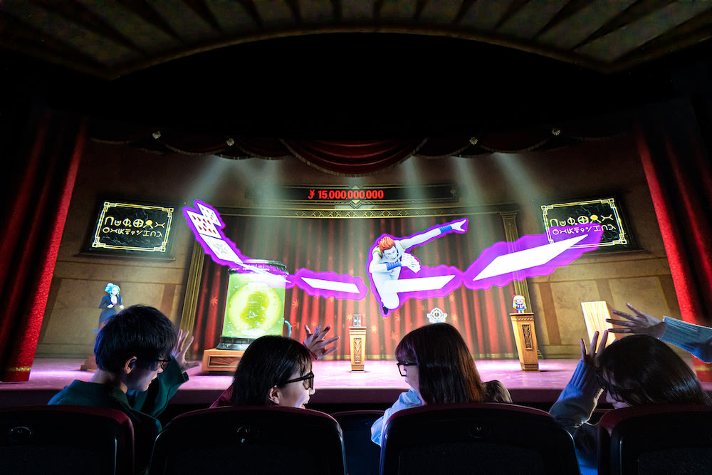 USJ ハンターハンター シアター内の様子