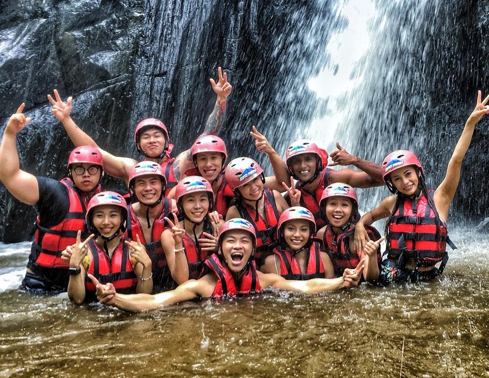 ayung white water rafting bali indonesia