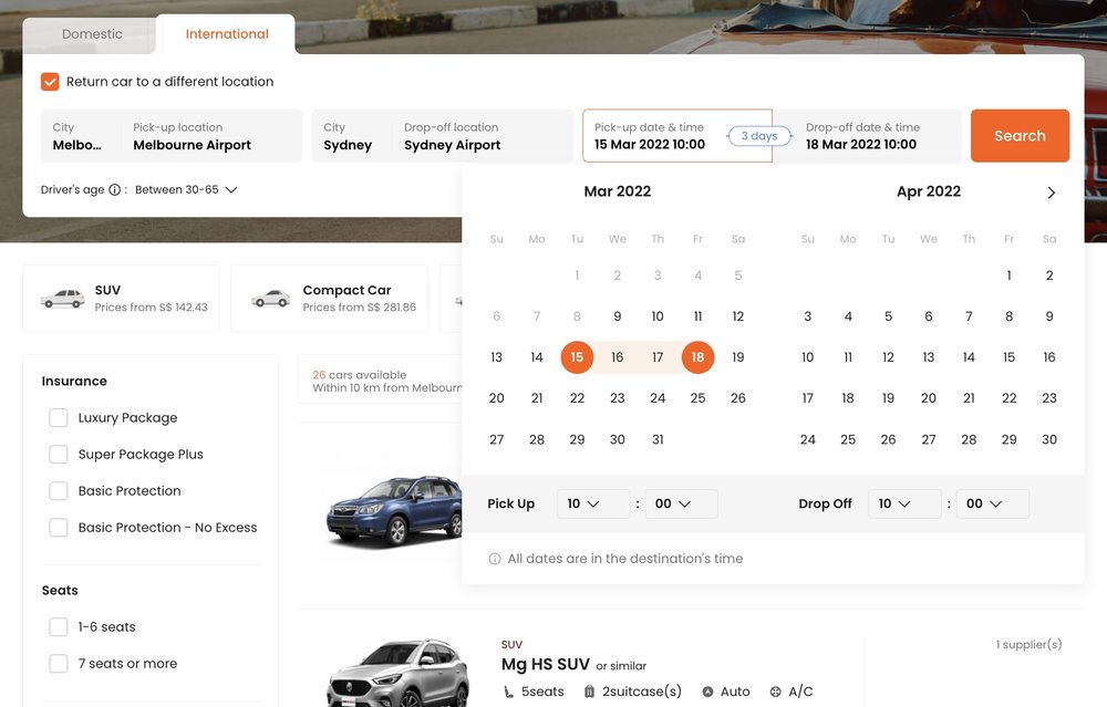 Australia car rental