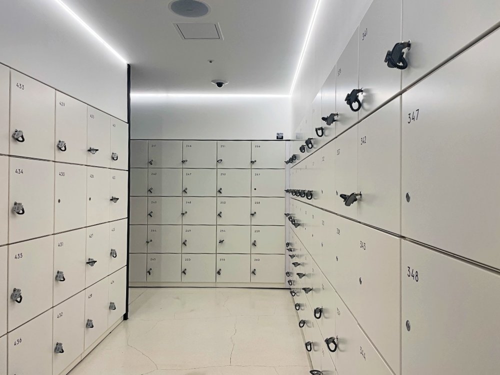  SHIBUYA SKYのロッカー