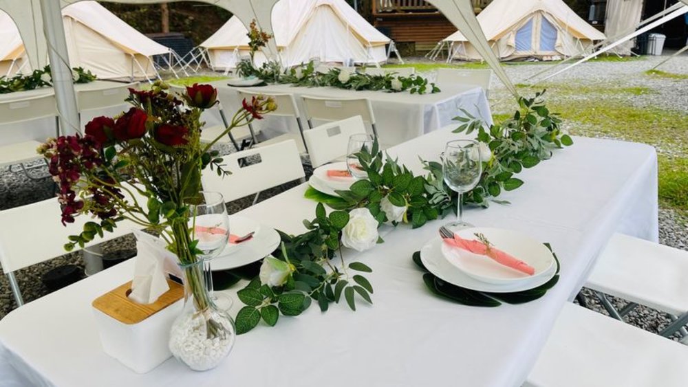 山思雲想 早餐佈置