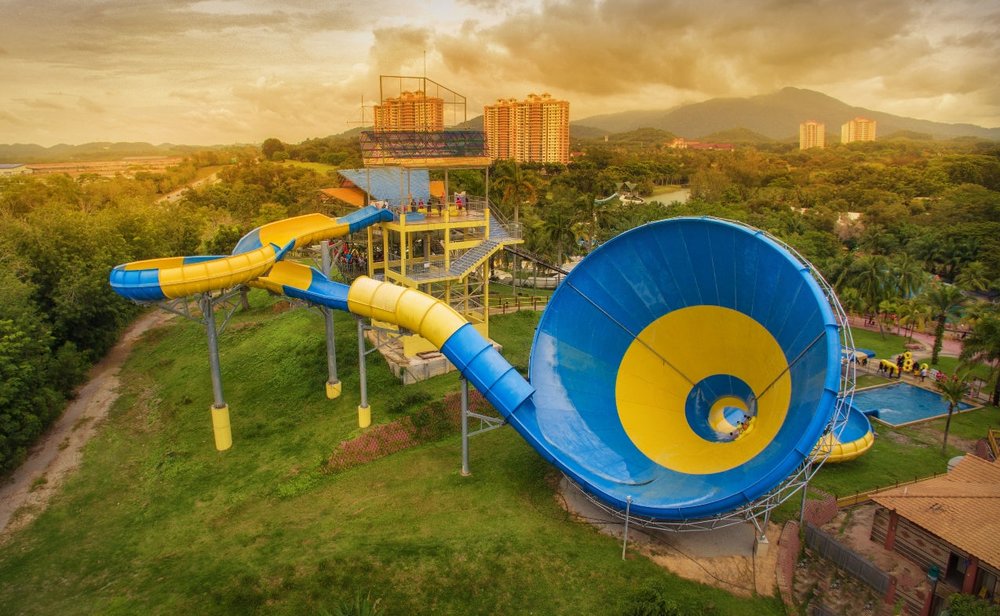 สวนน้ำอาฟาโมซา (A'Famosa Water Theme Park) ในมะละกา