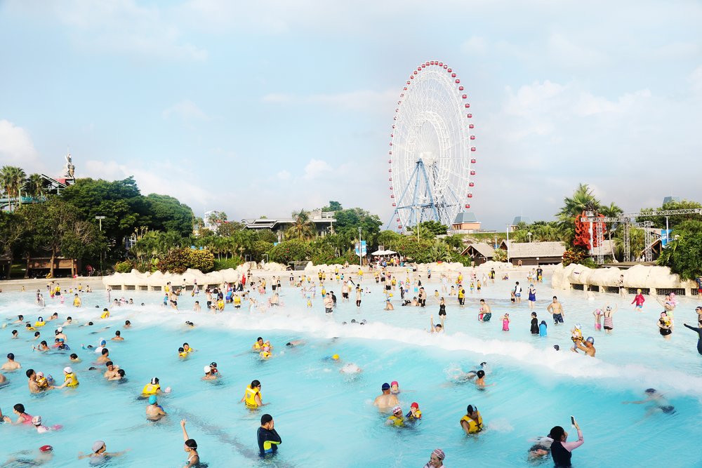 台中麗寶馬拉灣必玩設施：大海嘯