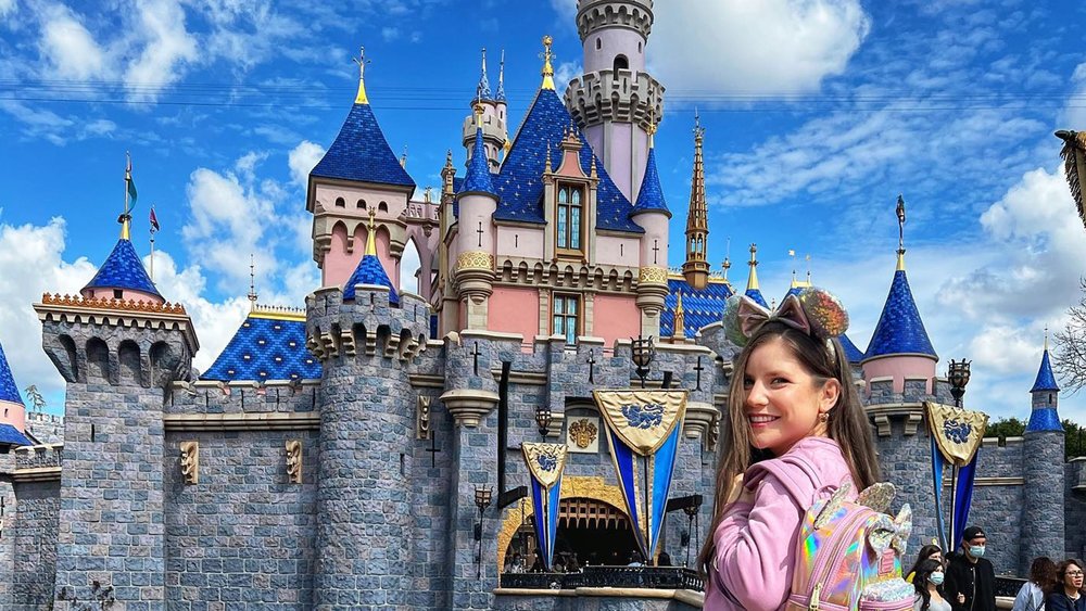 Fun fact: Sleeping Beauty’s castle has an actual functioning drawbridge! Credits: @aracelystefania on Instagram