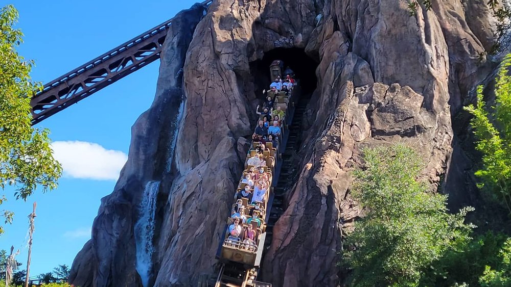 Expedition Everest is an epic roller coaster ride that takes you to Yeti territory! Credits: @travelingwiththelanes on Instagram