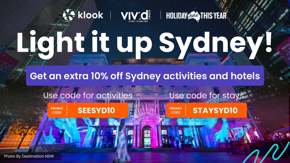 Get an extra 10% off Sydney activities and hotels. Check it out!