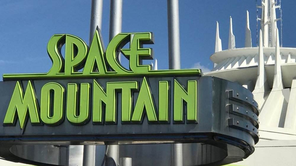 Space Mountain has been dazzling generations of park-goers with its space-themed thrill! Credits: @magicalartshops on Instagram