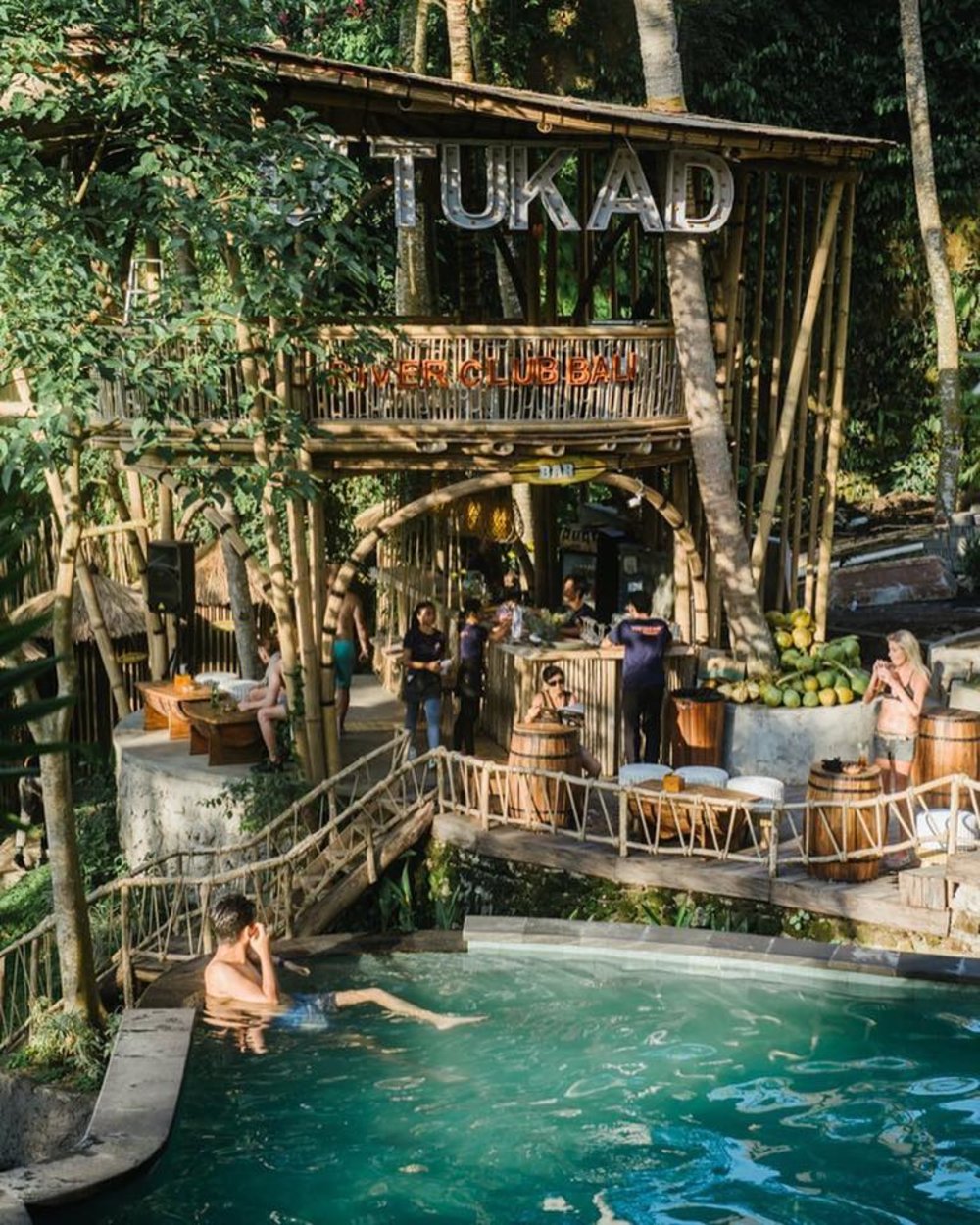 D’Tukad River Club 4D3N bali itinerary