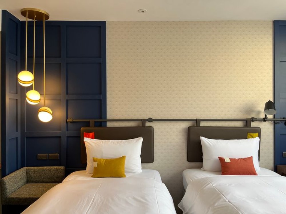 悅樂旅店·台中 雙床房