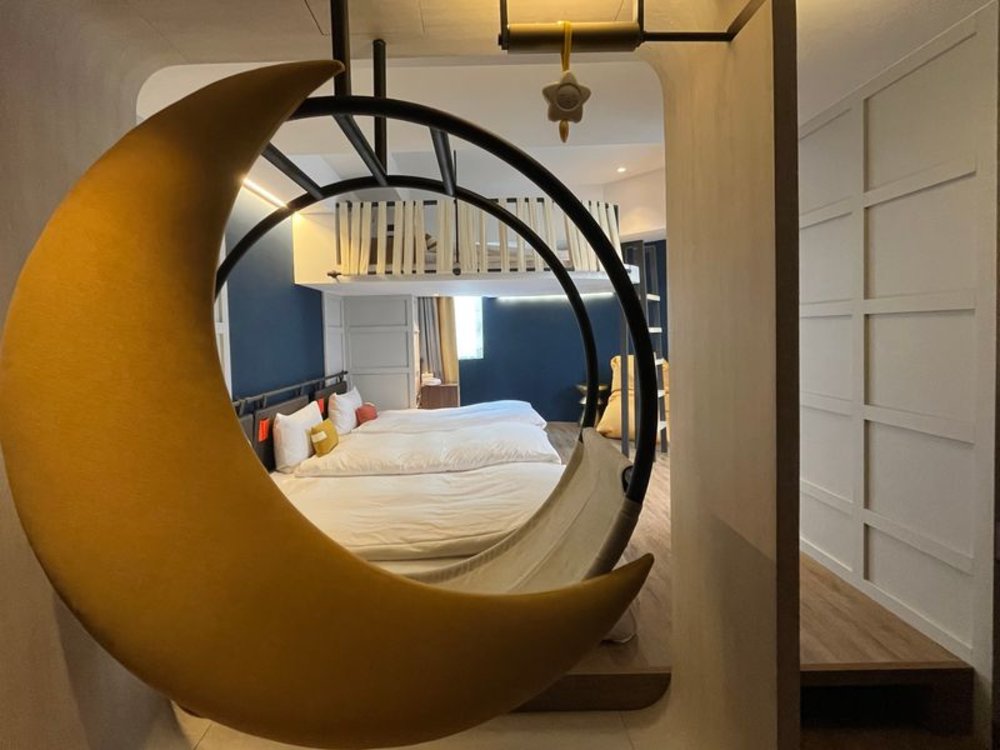 悅樂旅店·台中 四人房