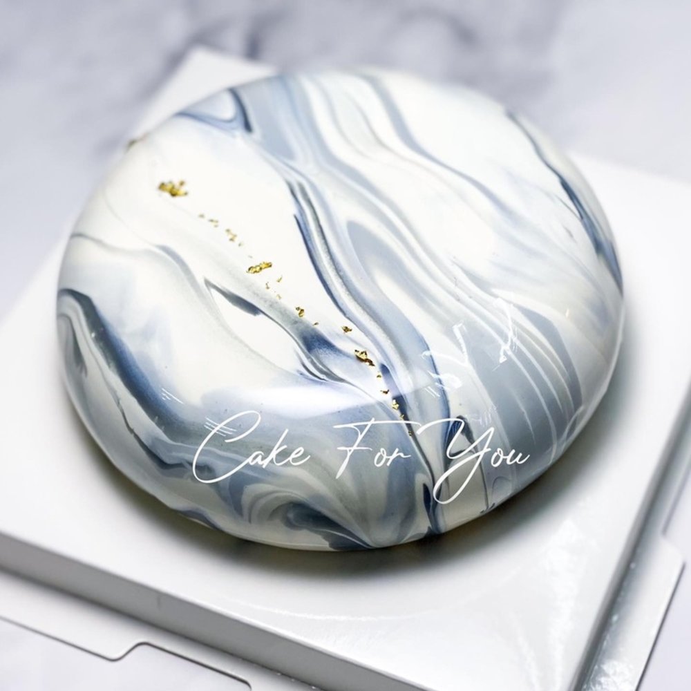 母親節蛋糕推介 - Cake for You 雲石 鏡面蛋糕
