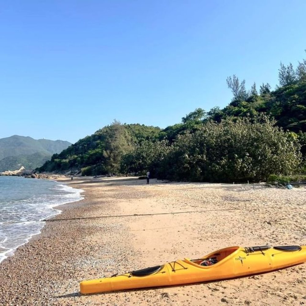 香港有不少適合玩獨木舟的沙灘。 (Instagram @piscateus)