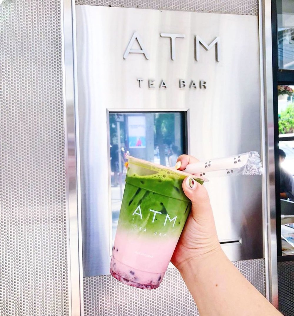 Hand holding bobba MilkTea