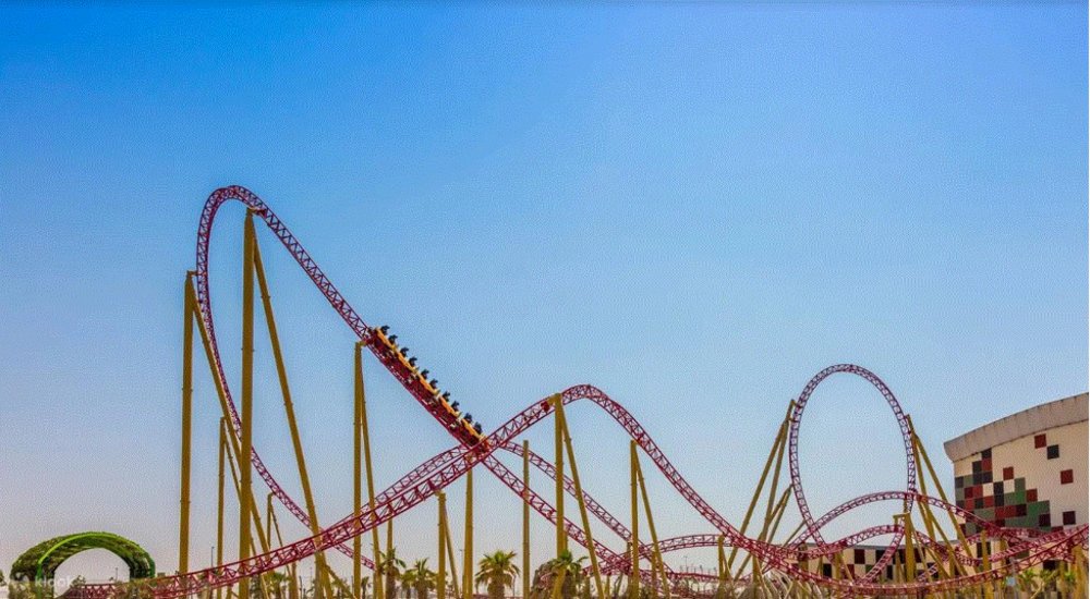extreme roller coaster ride