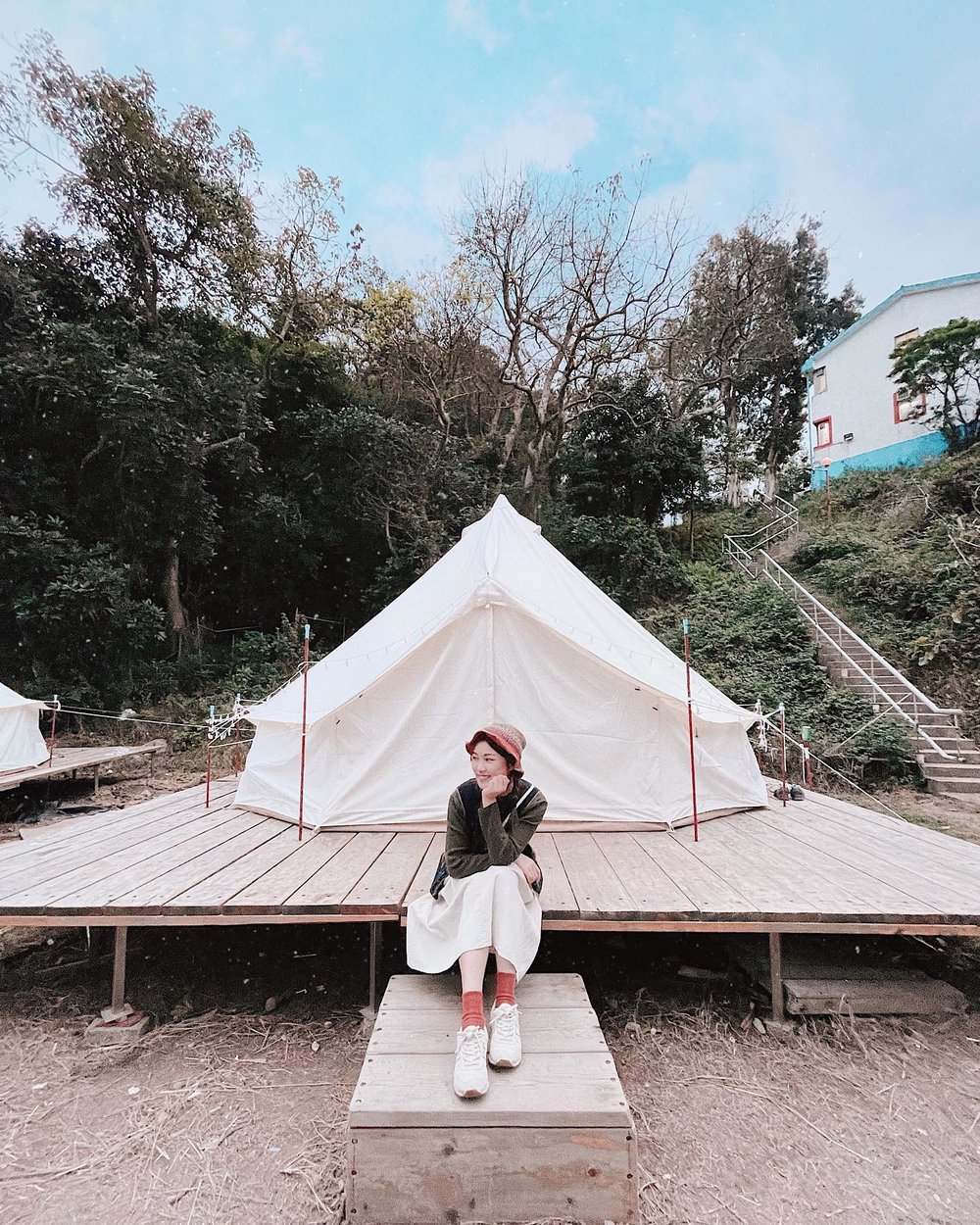 富有波希米亞風的帳幕,份外適合山系少女打卡。(Instagram @cconvoyage)