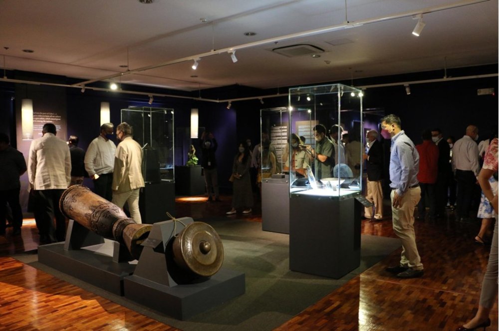 People inside the museum during pandemic