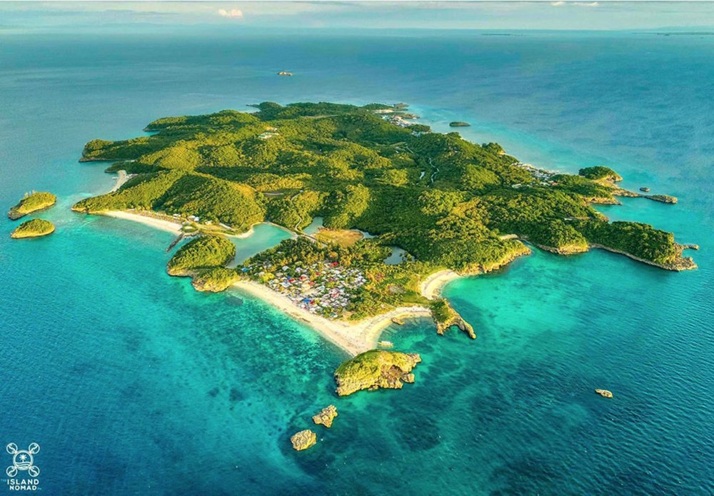 Top view of Daanbantayan Municipality