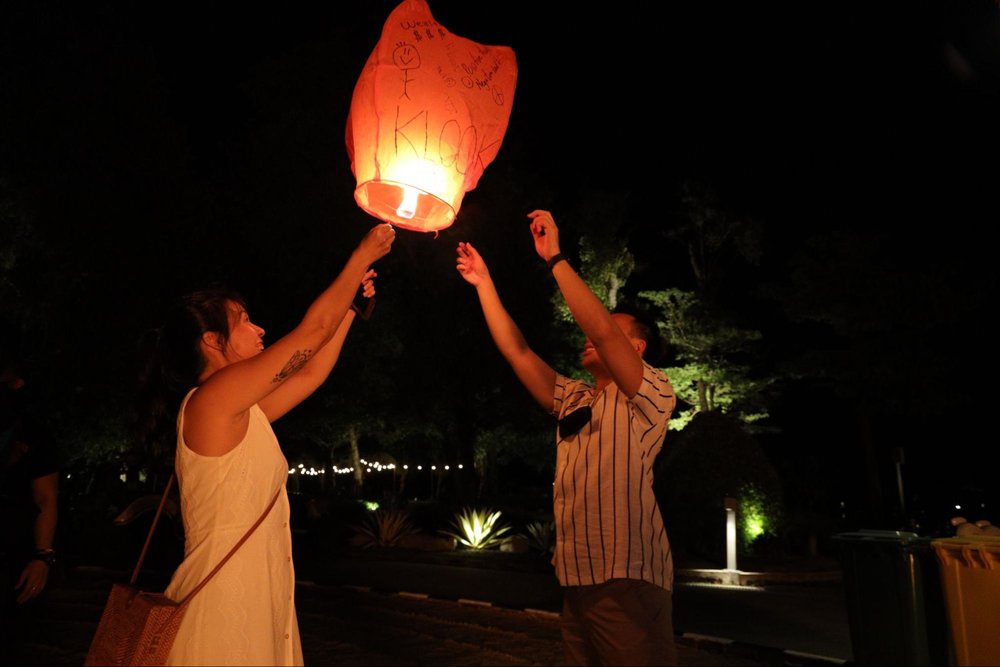 treasure bay bintan sky lantern