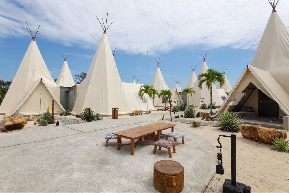 the anmon resort bintan glamping tent