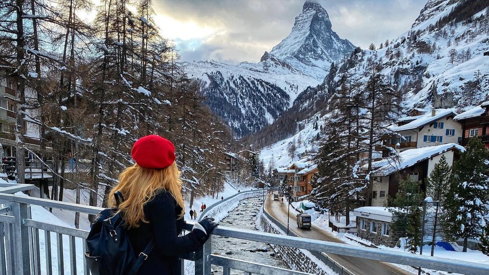 View the massive Matterhorn from Zermatt. Credit: lavida.is.belle