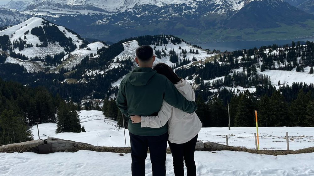 Take your partner on a trip to Mount Rigi, an easy day trip from Lucerne or Zurich. Credit: seng1117