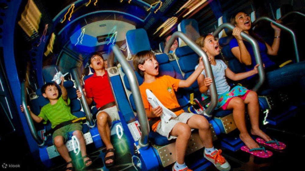 Find out what it’s like to blast off into space on the Shuttle Launch Experience