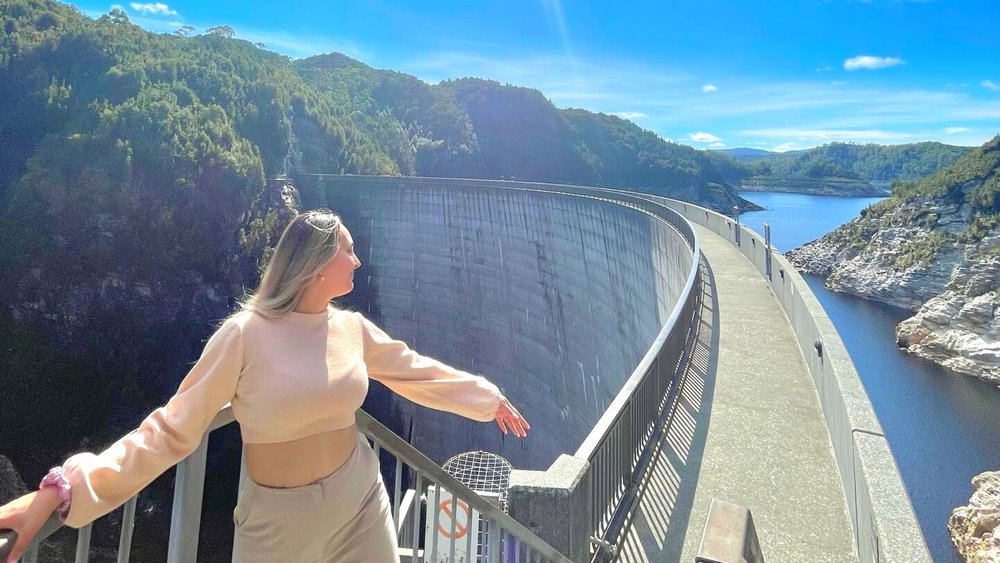 Credits: @monica.adhikari gordon dam tasmania 