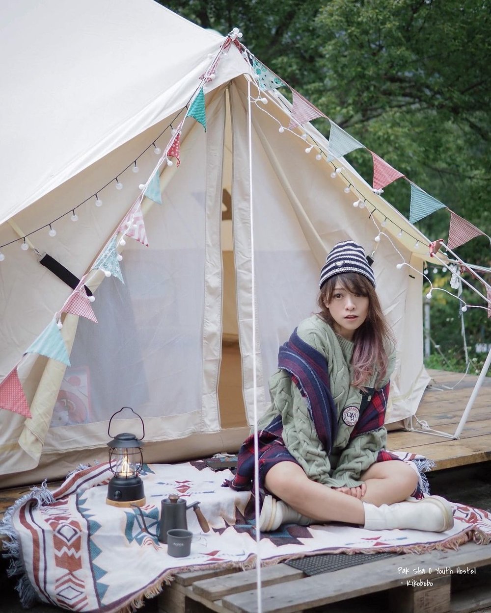 西貢白沙澳共有4個圓帳營，超適合打卡享受戶外豪華露營 Glamping！(Pic｜Instagram@appletea_kikobobo)