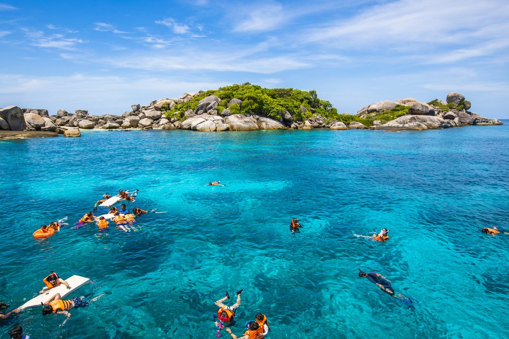 Snorkelling or Diving tour at Similan Islands thailand itinerary
