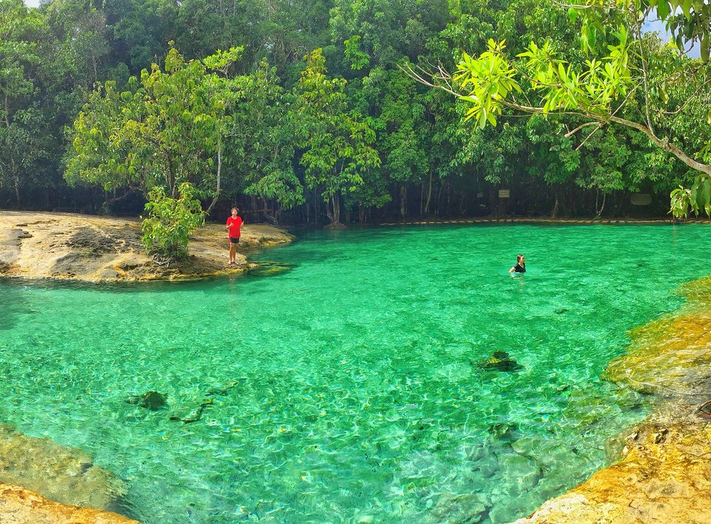 Emerald Pool in Krabi thailand island hopping itinerary