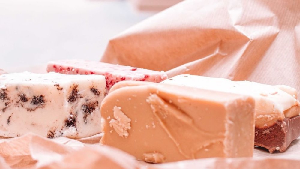 Fudge-tastic choices at the Boardwalk Candy Palace, Credit: @disneyparisandi on Instagram