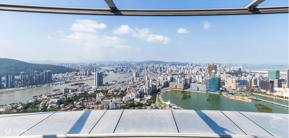 View inside Macau Tower