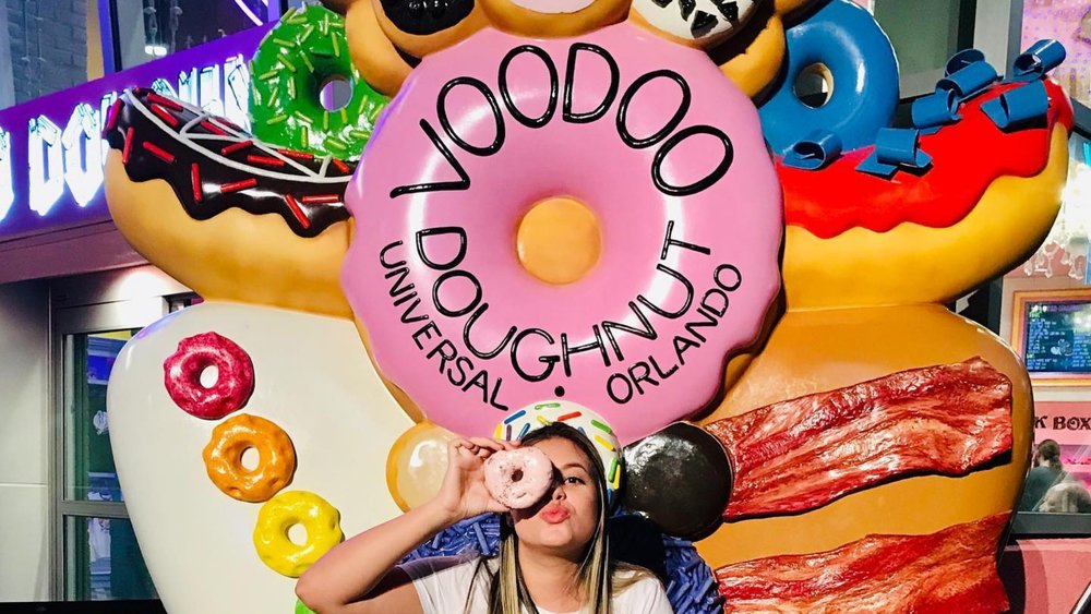 The perfect pair for your midnight sweet cravings: Voodoo Doughnut.  Image credits: @isadora_gomesl on Instagram