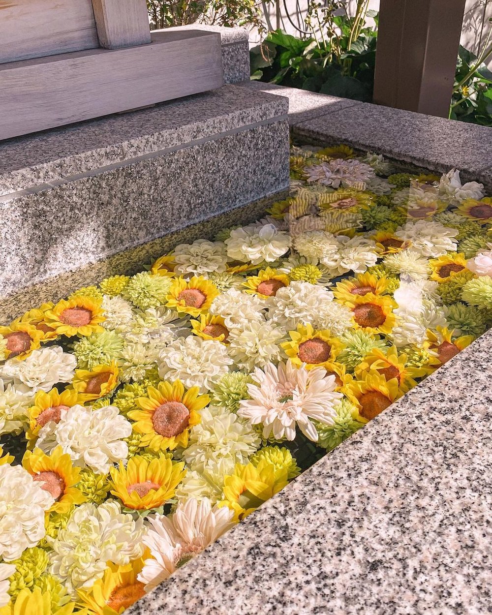 空庭温泉　花手水