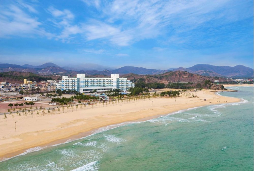 beach with white sand