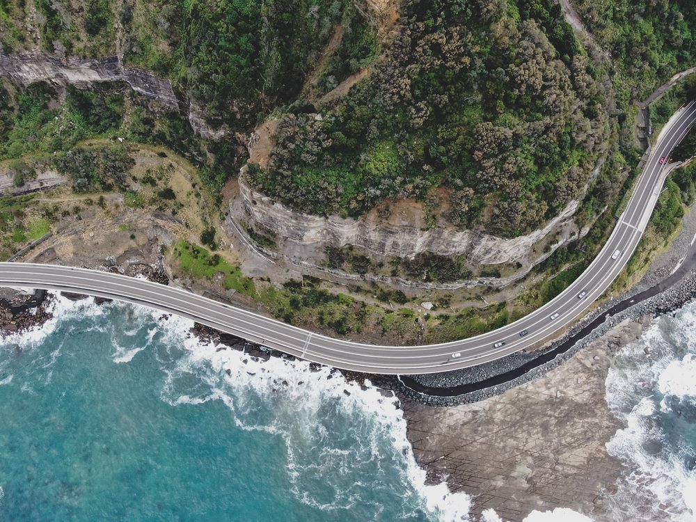 Grand pacific drive sea cliff bridge