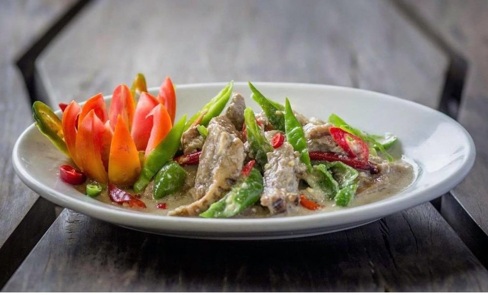 Bicol express with chili