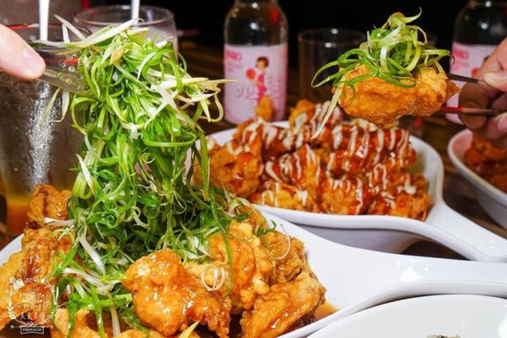 台北韓式料理：起家雞 人氣青蔥