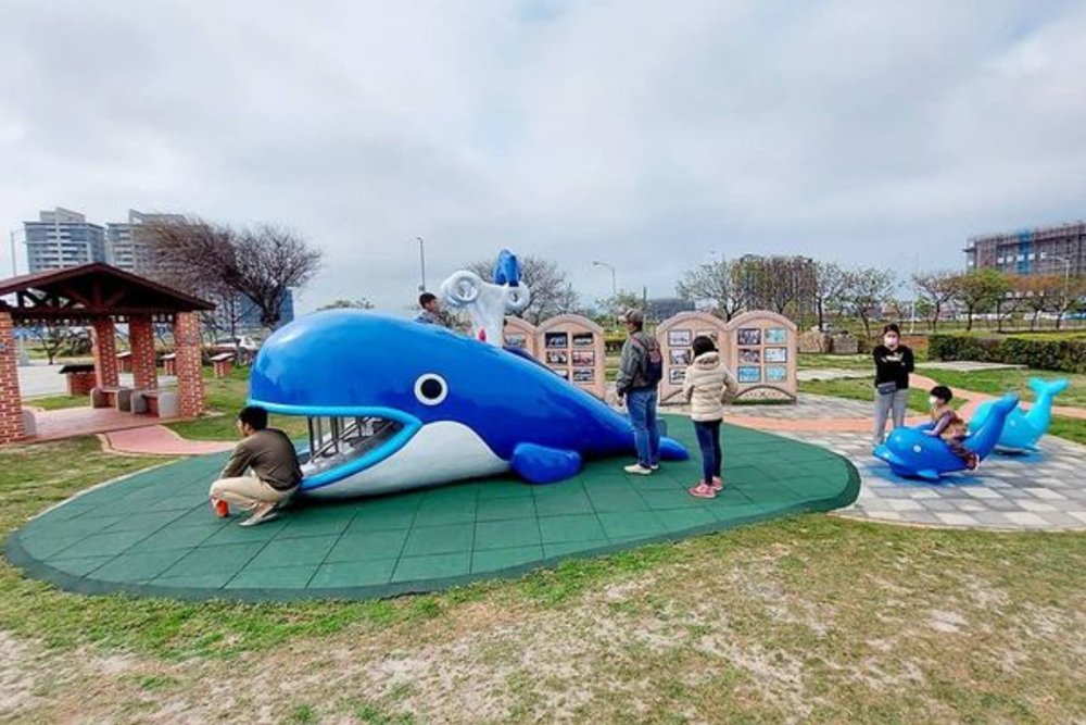 台中親子景點：梧棲頂魚寮公園 設施