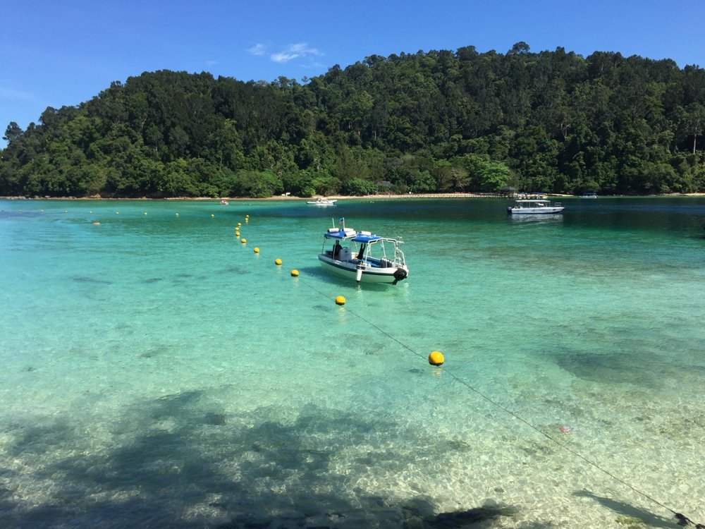 Travel to Tun Sakaran Marine Park sabah island hopping itinerary