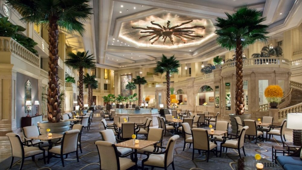 Hotel lobby of Manila Peninsula