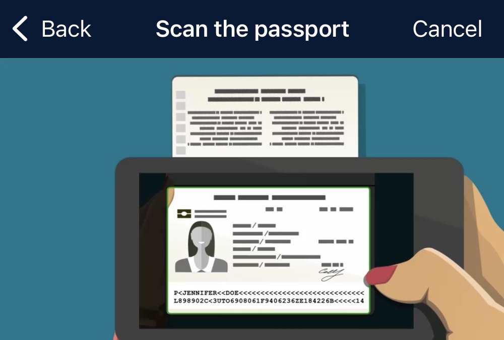 Passport biodata page AustralianETA tourist visa application