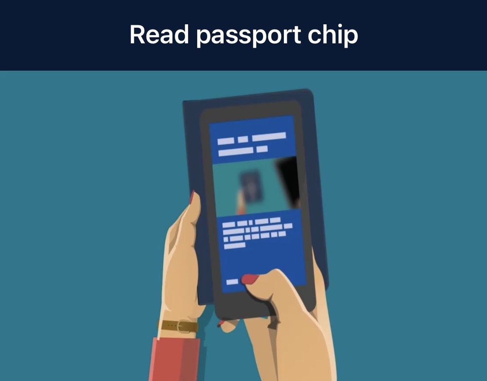 How to scan passport chip for AustralianETA tourist visa application