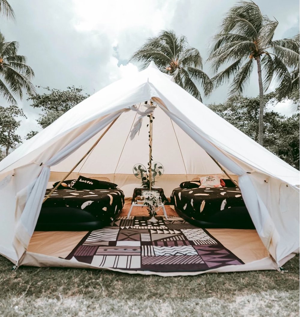 Design of a glamping room