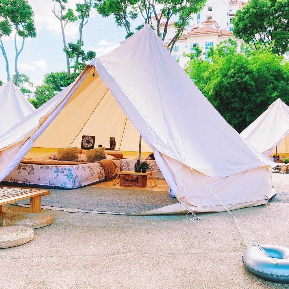 Glamping room design