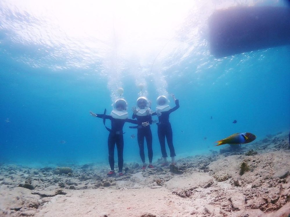 沖縄 海中散歩シーウォーク