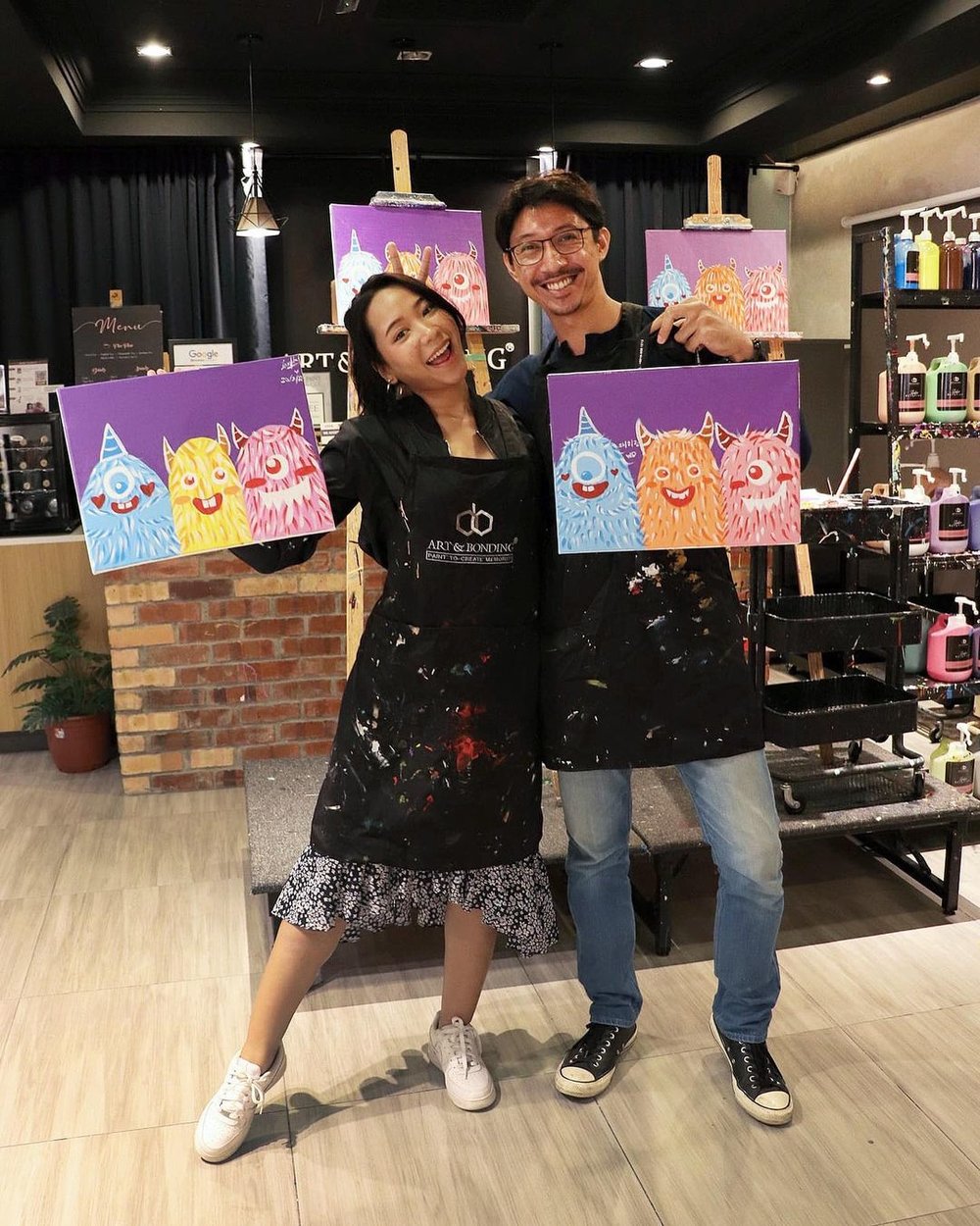 Sip & Paint experience in Kuala Lumpur best thing to do at night in KL